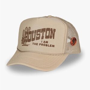 Amazon Tan Houston Trucker Hat